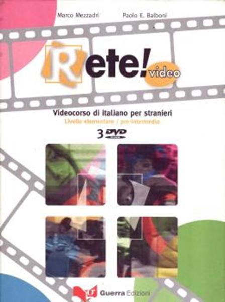 Picture of RETE! VIDEO (A1-A2) - 3 DVD ZONA 0 + GUIDA PER L´INSEGNANTE